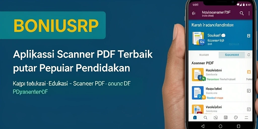 Tampilan antarmuka BONUSRP untuk pemindaian PDF yang mudah diakses.