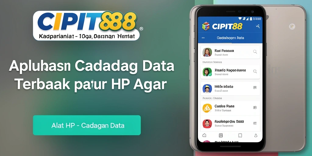 Antarmuka CIPIT88 yang interaktif untuk cadangan data.