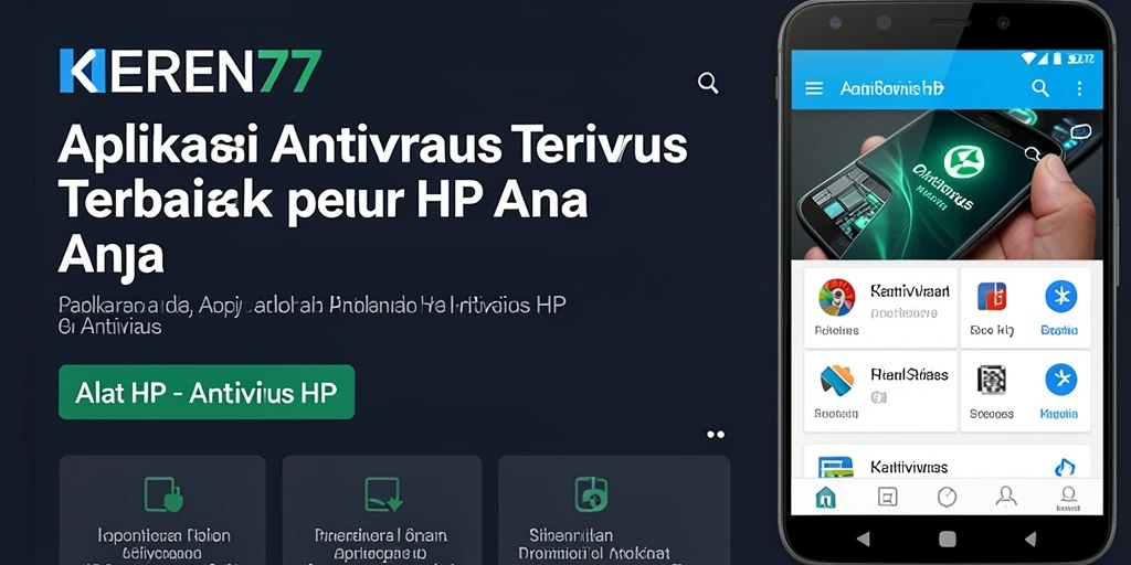 Tampilan antarmuka KEREN77 yang intuitif dan mudah digunakan.