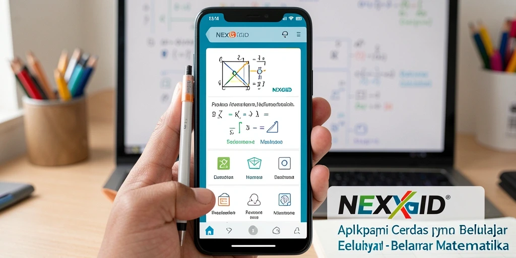 Antarmuka NEXGID yang interaktif dan mudah digunakan untuk Belajar Matematika.