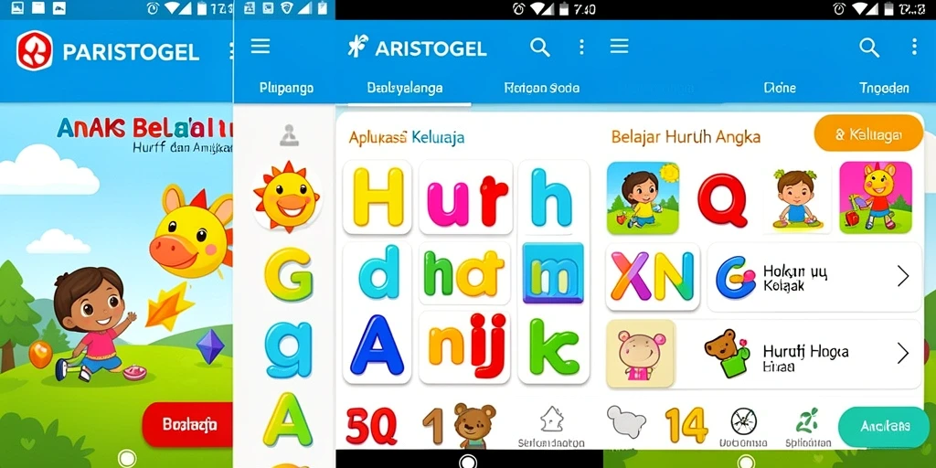 Antarmuka aplikasi PARISTOGEL yang ceria dan interaktif.